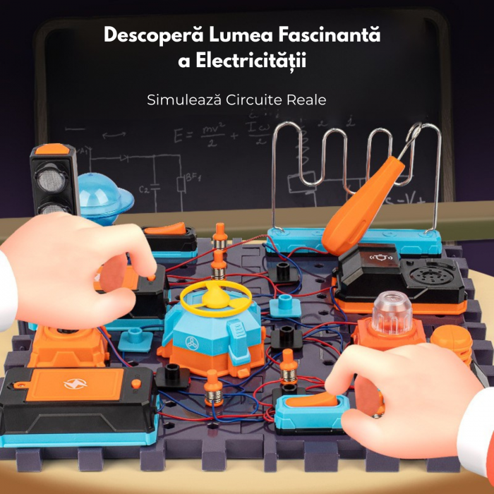 Kit Circuite Electronice pentru Copii - Science Education, STEM, 30 piese, +8 ani [3]