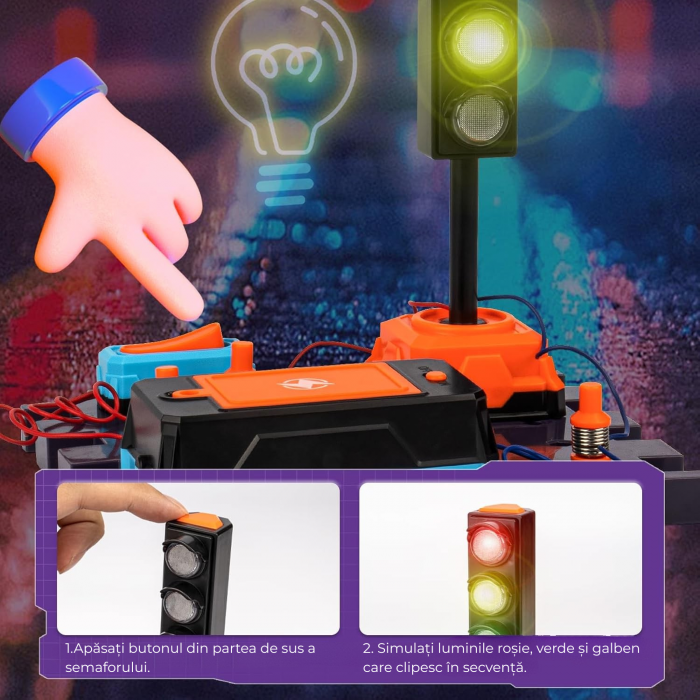 Kit Circuite Electronice pentru Copii - Science Education, STEM, 30 piese, +8 ani [5]