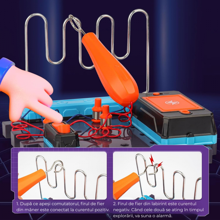 Kit Circuite Electronice pentru Copii - Science Education, STEM, 30 piese, +8 ani [4]