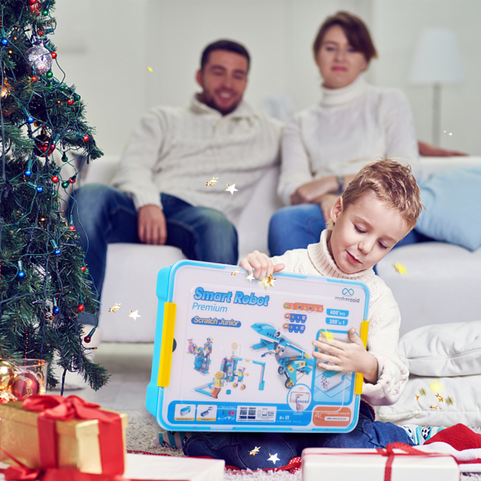 Kit Smart Robot Junior, Educational, STEM, 200 in 1, 400+ piese, +6 ani [6]