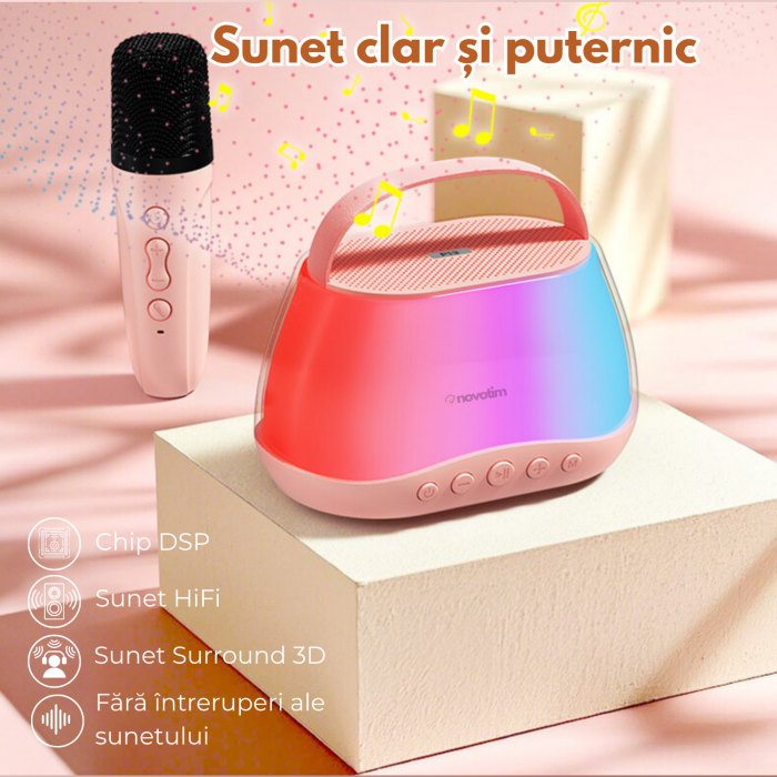 Set de 2 Microfoane Karaoke pentru Copii [2]