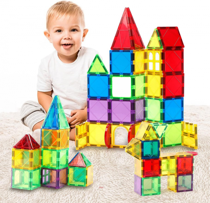 Set constructie Magnetic Tiles 101 piese [5]