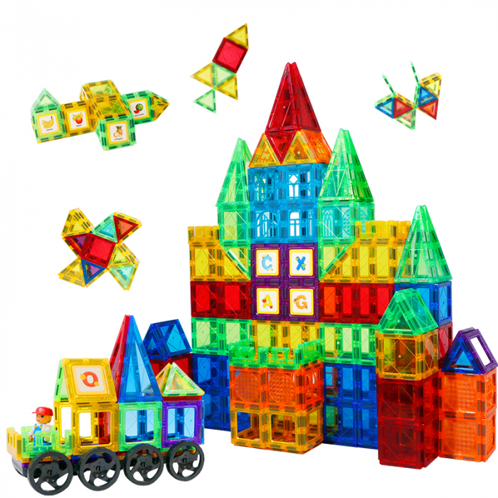 Set constructie Magnetic Tiles 101 piese [4]