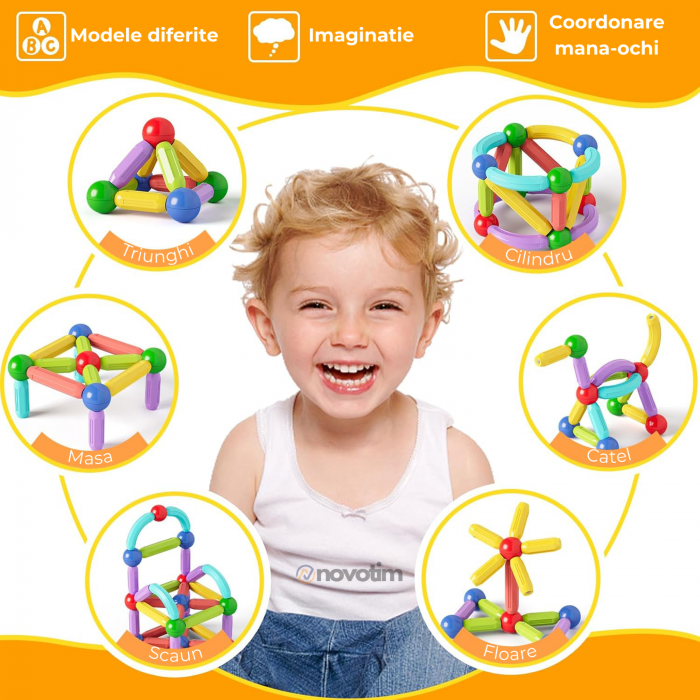 Magnetic Sticks 108 piese [3]