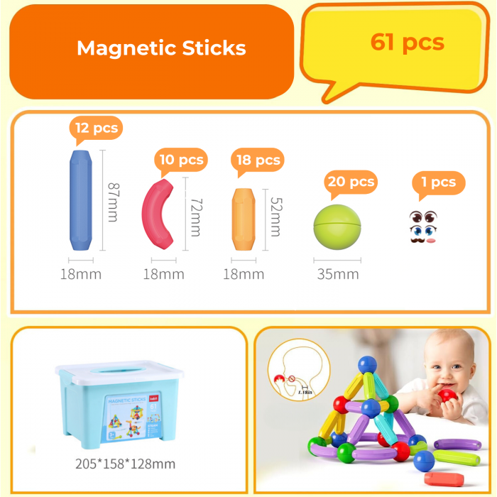 Magnetic Sticks 61 piese [2]
