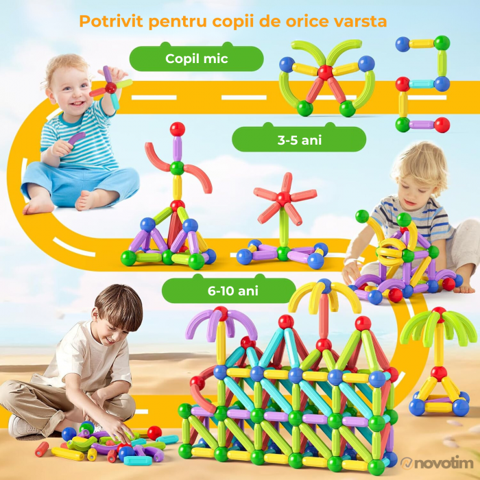 Magnetic Sticks 61 piese [4]