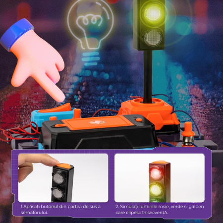 Kit Circuite Electronice pentru Copii - Science Education, STEM, 30 piese, +8 ani [4]