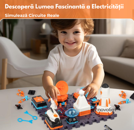 Kit Circuite Electronice pentru Copii - Space, STEM, 30 piese, +8 ani [1]