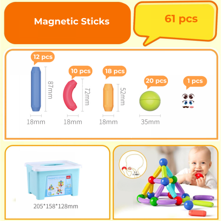 Magnetic Sticks 61 piese [1]