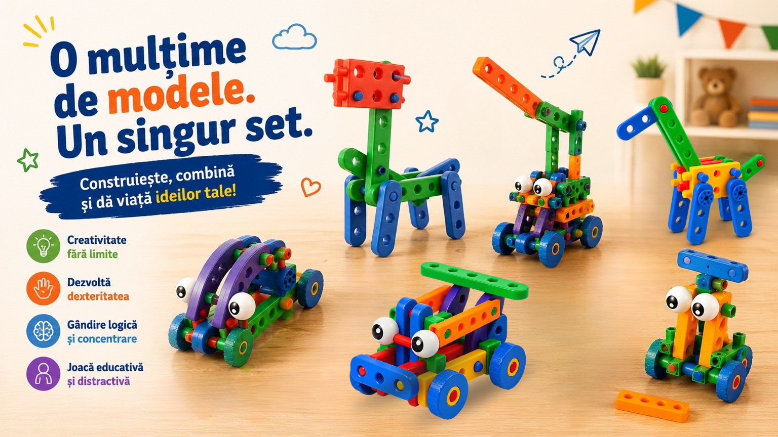 Modele realizate cu setul