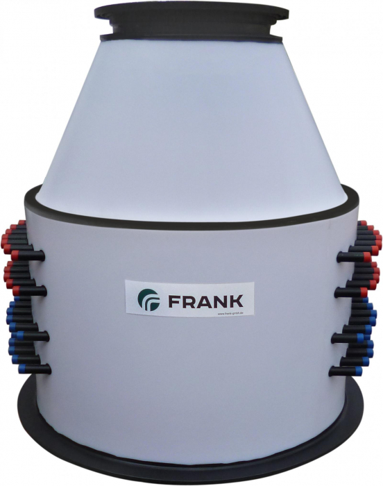 Camin circular cu distribuitor tip H-1500-T complet echipat DN 40 mm FRANK [2]