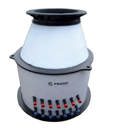 Camin circular cu distribuitor tip L-1200-T complet echipat DN 40 mm FRANK [7]