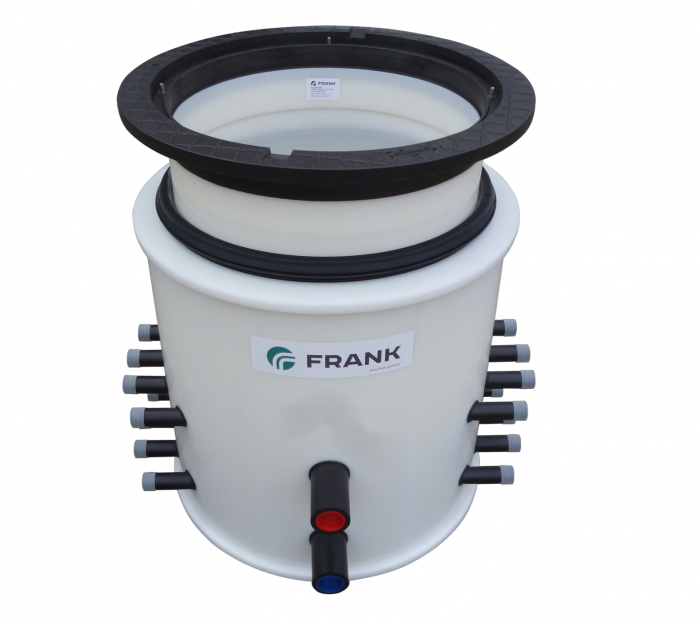 Camin circular cu distribuitor tip L-750-T complet echipat DN 40 mm FRANK [8]