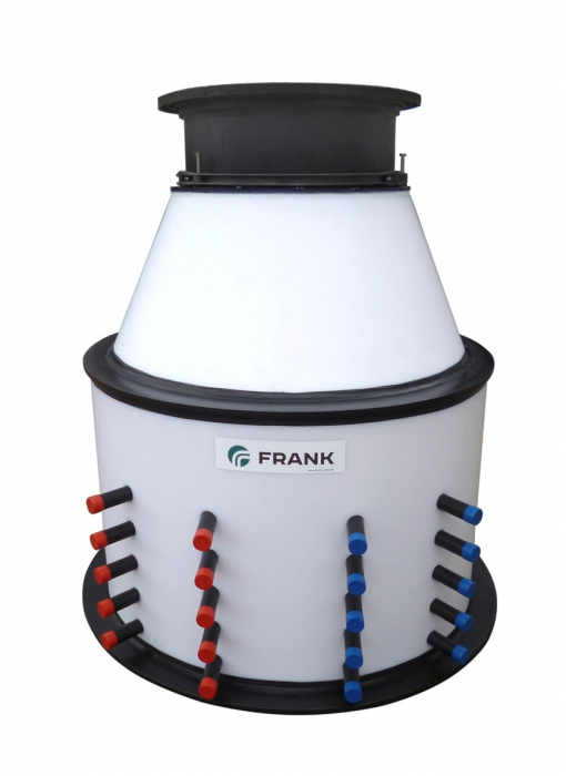 Camin circular cu distribuitor tip V-1200-T complet echipat DN 40 mm FRANK [2]