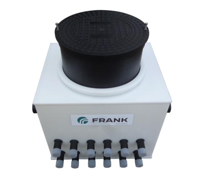 Camin rectangular cu distribuitor tip L540 si debitmetre DN 40 mm FRANK [5]
