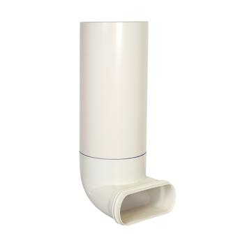 Kit de conexiune cu cot 90 grade Easyflex tratat antistatic si antibacterian RENSON [2]