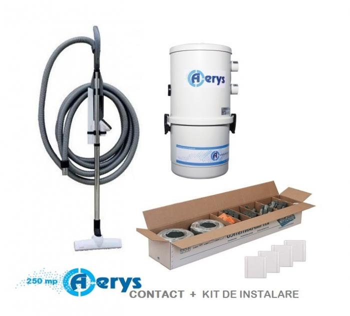 Pachet 250 mp Aspirator Aerys cu Kit de accesorii standard si Kit de instalare [3]