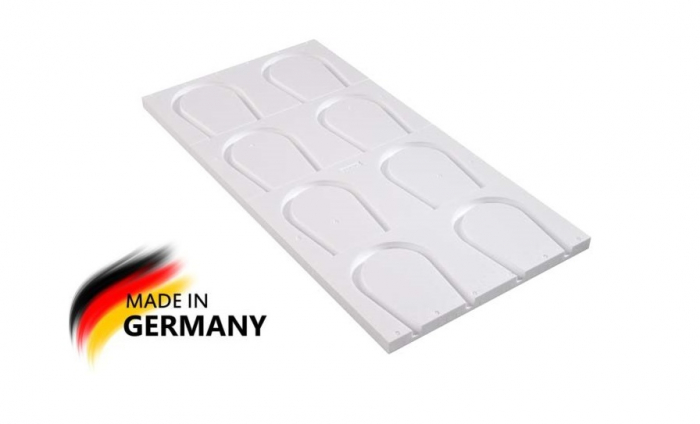 Placa din spuma si aluminiu pentru devierea tevilor in sistem uscat incalzire in pardoseala MAINCOR [2]