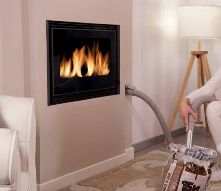 Alimentator de peleti pentru semineu - Alimentator peleti pentru semineu FIRE POD Universal cu kit complet de accesorii