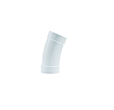 Materiale de instalare 51 mm - Curba larga PVC antistatic de aspiratie 22 grade 51 mm Flexin