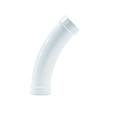 Materiale de instalare 51 mm - Curba larga PVC antistatic de aspiratie 45 grade 51 mm Flexin