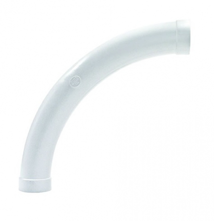 Materiale de instalare 51 mm - Curba larga PVC antistatic de aspiratie 90 grade 51 mm Flexin