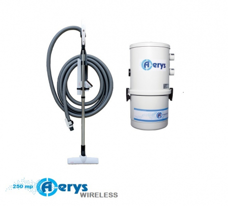 Aspiratoare centralizate - Pachet 250 mp Aspirator Aerys cu Kit de accesorii wireless fara Kit de instalare