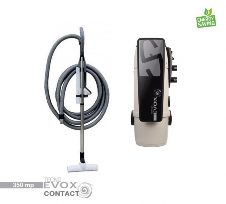 Aspiratoare centralizate - Pachet 350 mp Aspirator Tecno Evox cu Kit de accesorii standard fara Kit de instalare