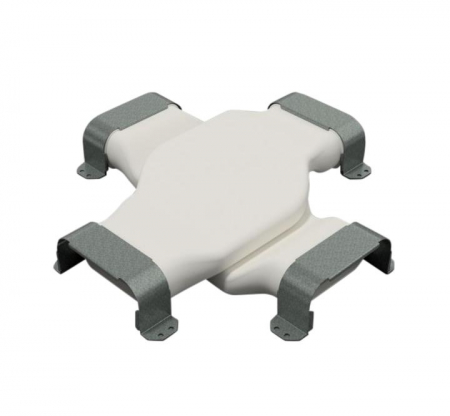 Sisteme de ventilatie - Piesa de trecere incrucisata Easyflex tratat antistatic si antibacterian RENSON