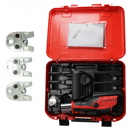Scule si unelte - Set 2: Set scule cu bacuri pentru sertizare axiala ACO103 MAINCOR