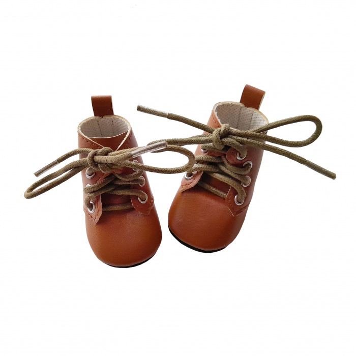 Simple Brown Doll Shoes [1]