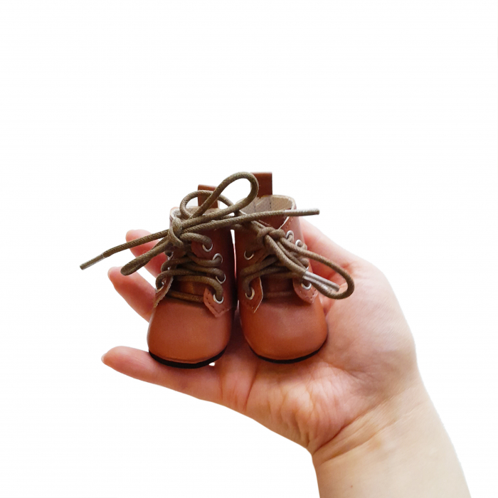 Simple Brown Doll Shoes [7]