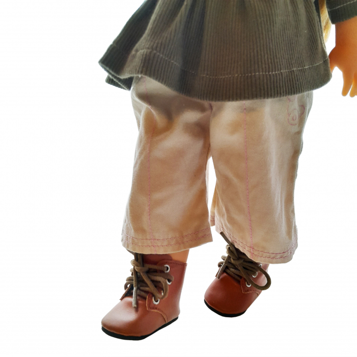 Simple Brown Doll Shoes [2]