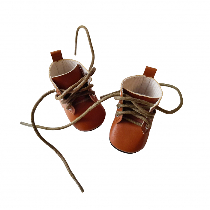 Simple Brown Doll Shoes [8]