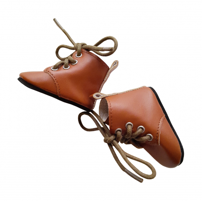 Simple Brown Doll Shoes [9]