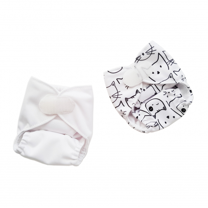 Textile Doll Diapers, adjustable size, 2 pieces (different patterns), from Nullie Lulls [3]
