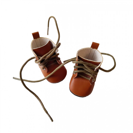 Simple Brown Doll Shoes [7]