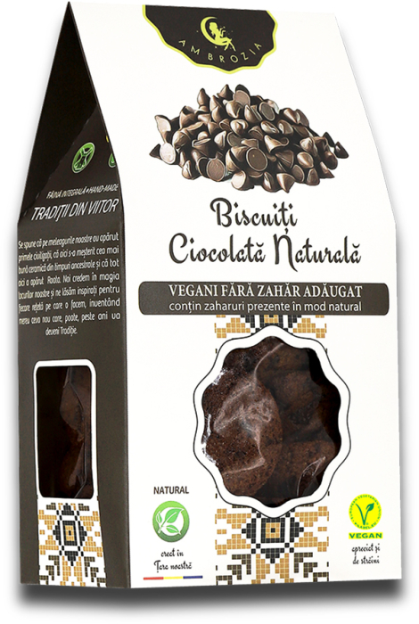 Biscuiti Ciocolata Naturala - 130Gr [1]