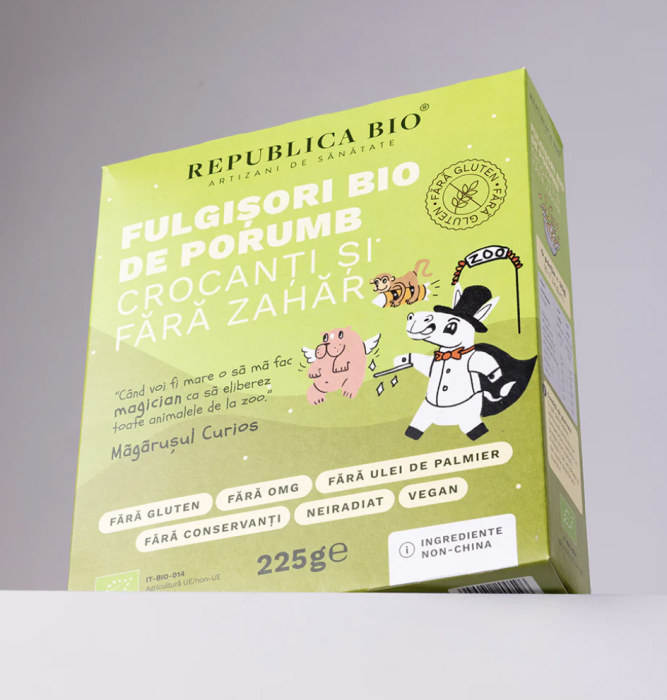 Fulgisori Bio De Porumb Crocanti Si Fara Zahar Fara Gluten 250 G [1]