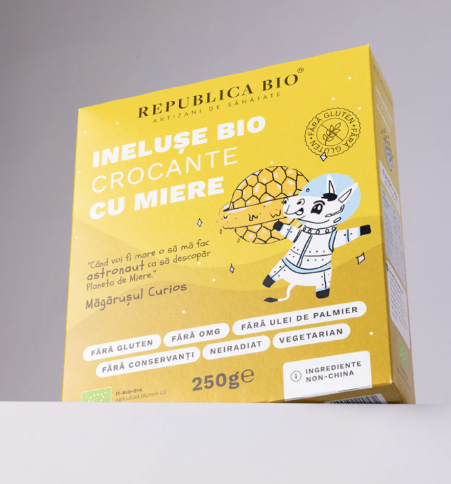 Ineluse Bio Crocante Cu Miere Fara Gluten 250G [1]