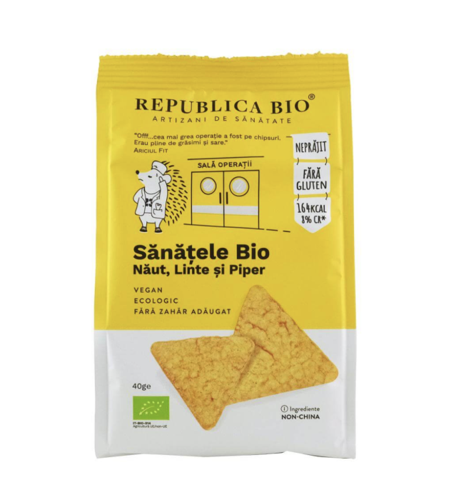 Sanatele Bio Naut, Linte Si Piper, Ecologic, Fara Gluten 40G [1]