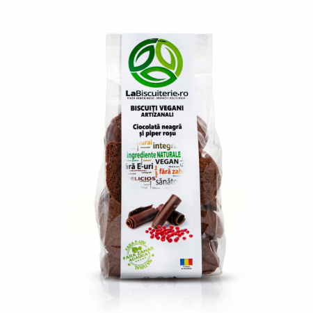 Biscuiti - Ciocolata Neagra Si Piper Rosu