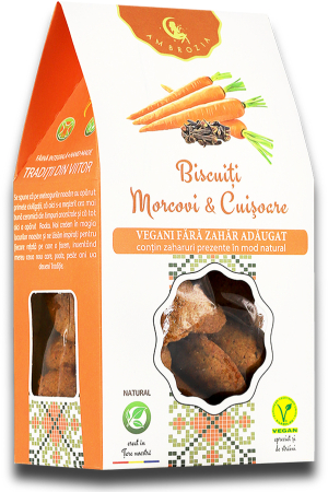 Dulce și sărat - Biscuiti Morcovi & Cuisoare - 130Gr