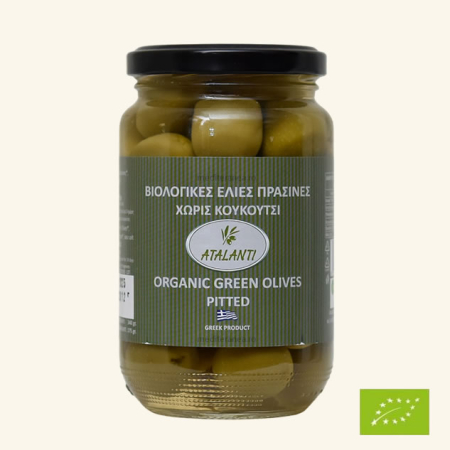 Produse de cămară - Masline Verzi Fara Samburi Eco 340Gr