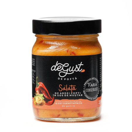 Zacusca - Salata De Ardei Copti In Sos De Mustar, 330 Gr