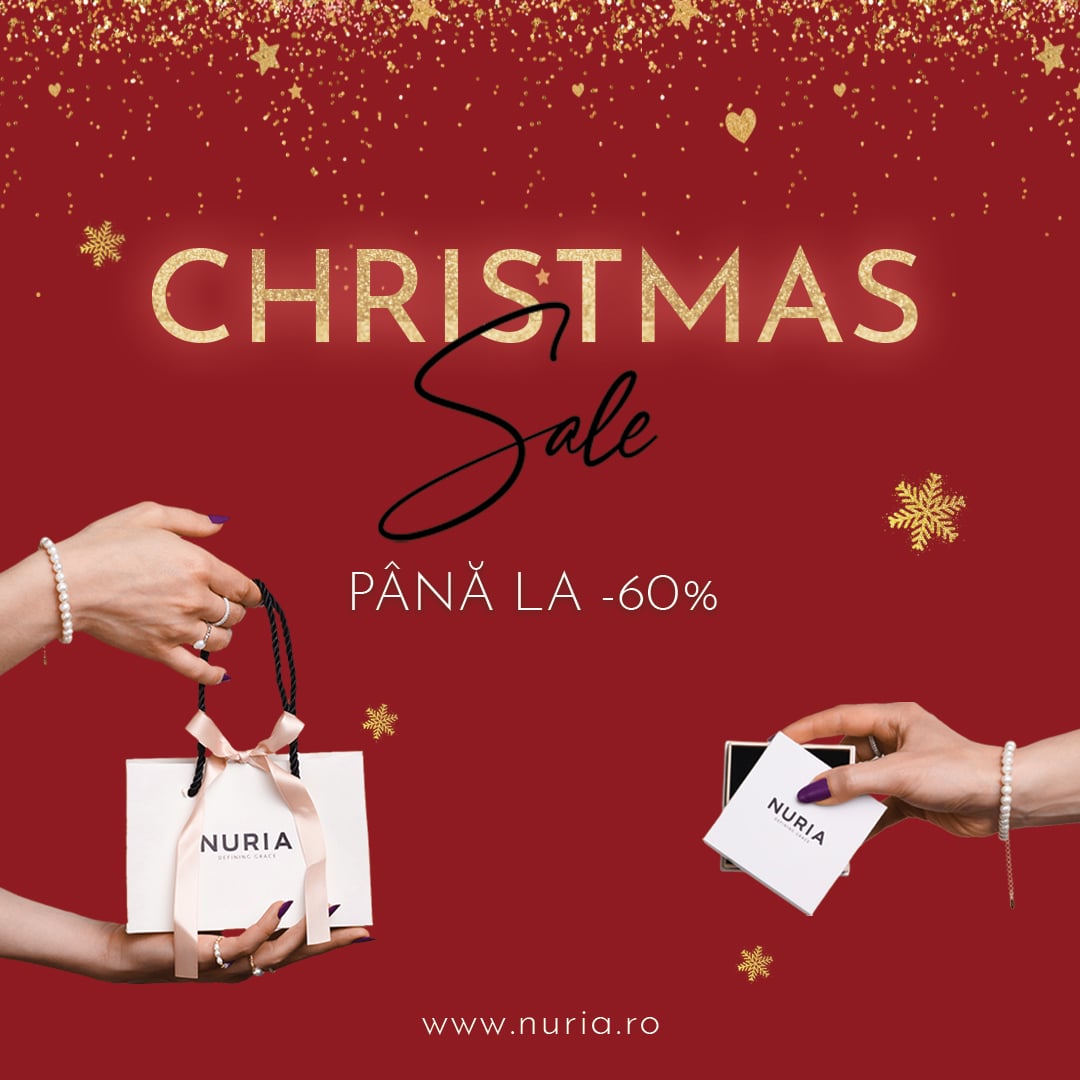 Bijuterii Argint și Perle Naturale de Cultura Christmas Sale Craciun Mos Nicolae Cadou Black friday sale Black week NURIA Cadouri reduceri bijuterii