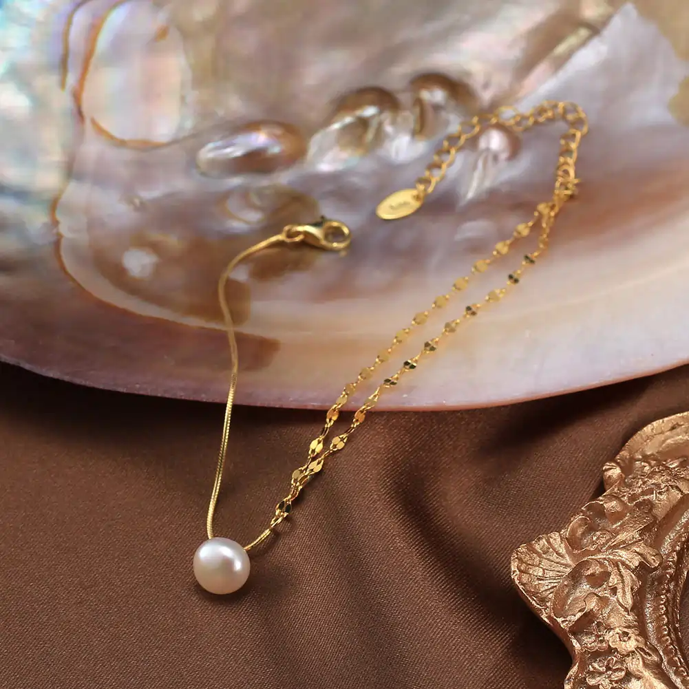Brățară din Argint cu Perle Naturale de Cultură Dual Elegance Gold [3]