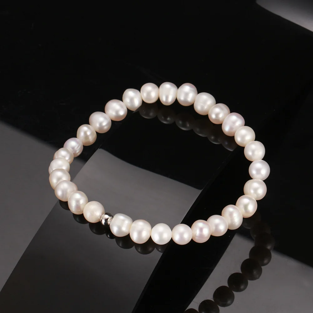 Brățară din Argint cu perle naturale de cultură Lustrous Pearl Embrace [2]