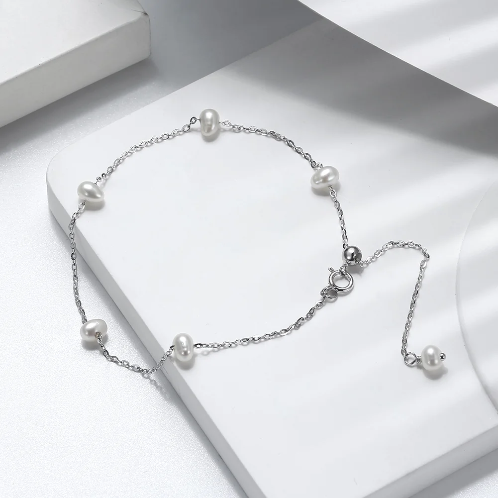 Brățară din Argint cu perle naturale de cultură Silver Pearl Whisper [2]