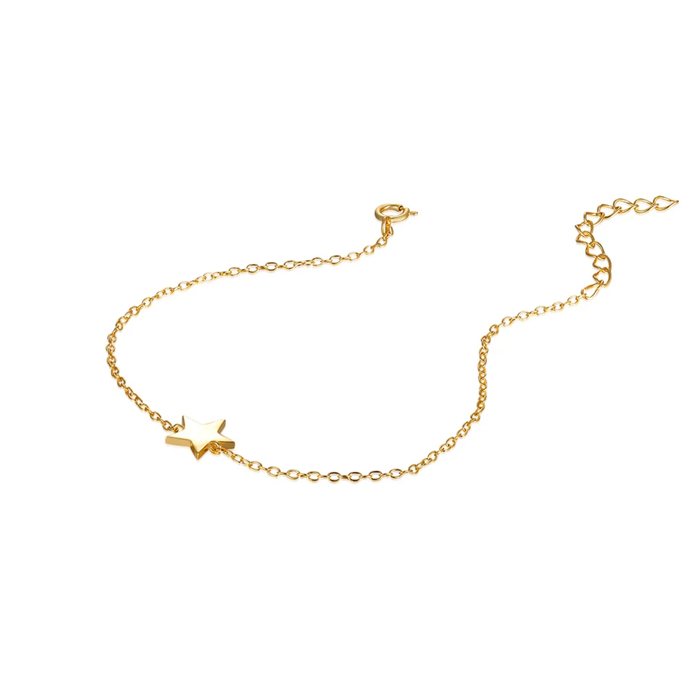Brățară din Argint Gold Star Charm [2]